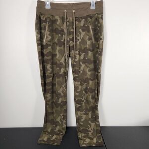 Anthropologie Marrakech Sz 4 Army Green Camo Joggers Drawstring Pants EUC
